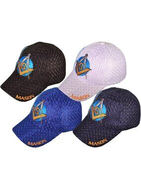 Wholesale Dozen Pack Assorted Masonic Baseball Caps - Stylish & Versatile Hats